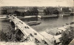 Paris - La Seine au Pont Saints Peres - CPA 