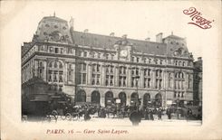 Paris - 8 - Station Saint Lazare - CPA