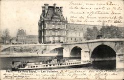 Paris - 1 - Le Pont Royal - Les Tuileries - CPA 