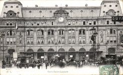 Paris - 8 - Station Saint Lazare - CPA