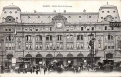 Paris - 8 - Station Saint Lazare - CPA