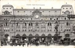 Paris - 8 - Station Saint Lazare - CPA