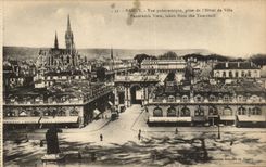 Nancy CPA Vue panoramique prise de l'hotel de ville