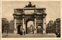 Paris CPA L'arc de triomphe du carrousel