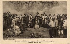 CPA Les trente trois Martyrs de la Societe des Missions Etrangeres Beatification du 2 mai 1909