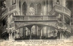 Paris CPA Church of St Etienne of the Mount the jube O