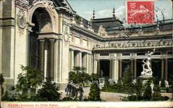 Interior Paris CPA of the small palace