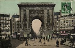 Paris CPA Gate Saint Denis