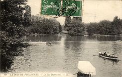 Paris CPA Wood of Vincennes the lake Daumesnil