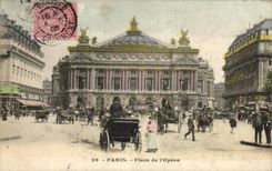 Paris CPA Places opera