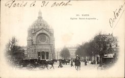 Paris CPA Church Saint Augustin