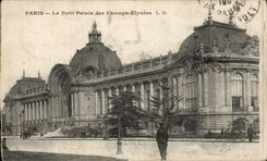 Paris CPA the small palace of the fields elysees