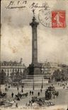 Paris CPA the place of the Bastille