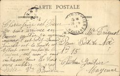 Paris CPA Church of the Madeleine and Statue of Jules Simon