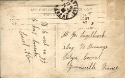 Paris CPA the avenue of the Bois de Boulogne