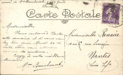 Paris CPA L'avenue de l'opera prise de l'hotel du Louvre
