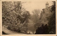 Paris CPA the park of the Chaumont Hillocks