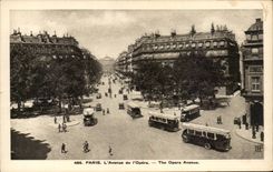 Paris CPA the avenue of the Opera