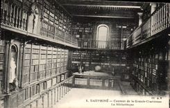 Dauphine CPA das Kloster der grossen chartreuse Bibliotheksbibliothek