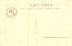 CPA Room of the flags (militaria)