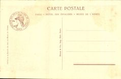 CPA main courtyard Guns taken with the enemy 1914 1918 (militaria)