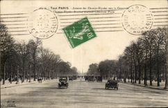 Paris CPA Which occurred of the Champs Elysees towards the harmony
