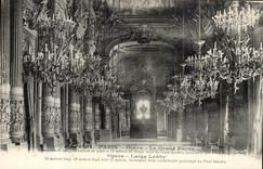 Paris CPA L'opera Garnier Le grand foyer