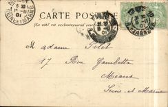 Paris CPA le pavillon de Rohan (Louvre)