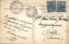 Paris CPA Panorama du Jardin des Tuileries et de la rue de Rivoli pris vers Montmartre