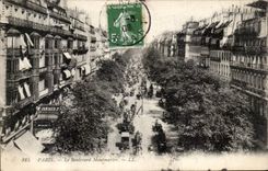 Paris CPA Boulevard montmartre