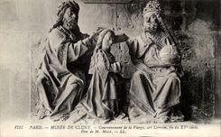 Paris CPA Museum of Cluny fine Crowning of the Virgin of 15th Dond E Mr Maxe