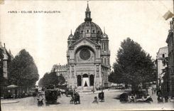 Paris CPA Church Saint Augustin