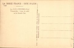 CPA Les iles d'Hyeres Porquerolles Lever de soleil sur la grande cale