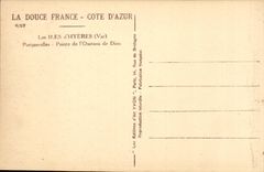 CPA Les iles d'Hyeres Porquerolles Pointe de l'Oustaou de Diou