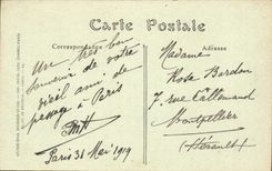 Paris CPA Garden of Luxembourg and the palate of the Senate