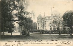 Paris CPA a corner of the Champs Elysees