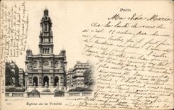 Paris CPA Eglise de la Trinite