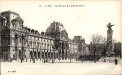 Paris CPA Place du Carrousel