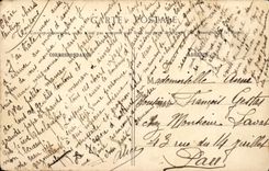 Paris CPA an alley of the park Heap