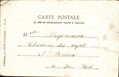 Paris CPA the door Saint Martin