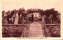 CPA Martyrdom of Lourdes 1st Station Martyrdom