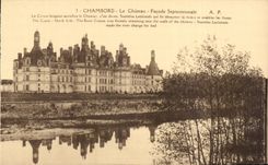 Chambord CPA Le chateau Facade septentrionale