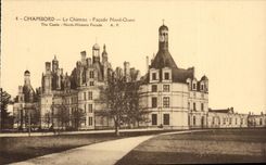 Chambord CPA Le chateau Facade Nord Ouest