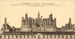 Chambord CPA Le chateau Facade Meridionale