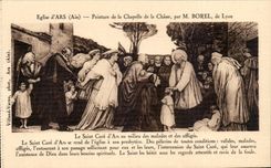 CPA Ars Church Painting of the vault of hunting by Mr Borel of Lyon