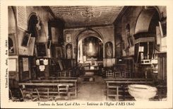 CPA Ars Body of the Cure Tomb of Saint the Cure Interior of the church