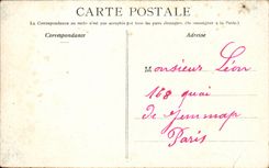 Paris CPA L'eglise de Notre Dame et la Seine