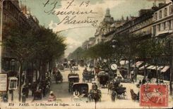 Paris CPA le boulevard des Italiens