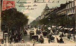 Paris CPA le boulevard des Italiens