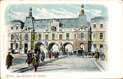 Paris CPA Les guichets du Louvre